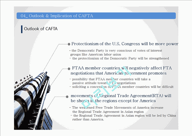 CAFTA(Central American Free Trade Agenda) 영문분석   (10 )